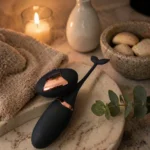 Drift body massager with different rhythm modes controlled by remote