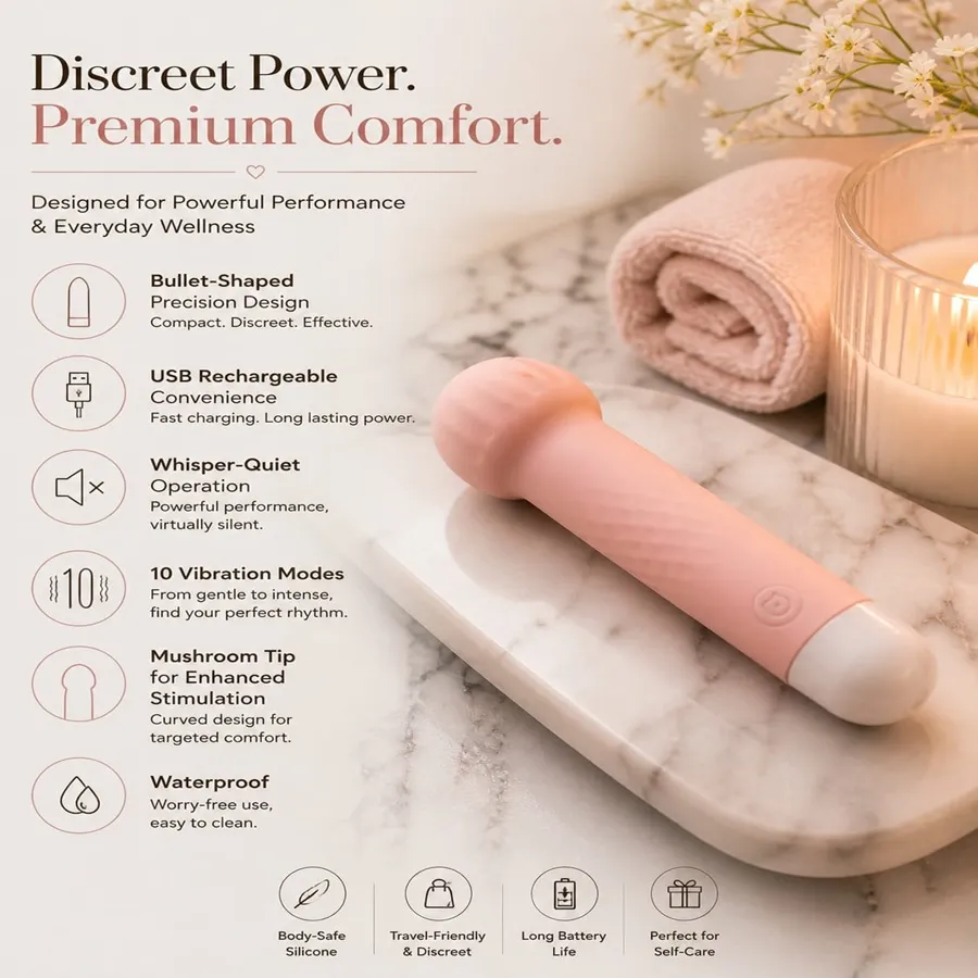 Bullet Mushroom Massager | VelvetTouch by Kooky Nights