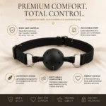 Breathable mouth gag for couples is premium for total control