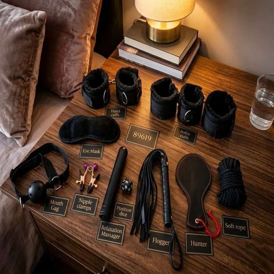 Bedroom Adventure Kit, Premium & Romantic by Kooky Nights