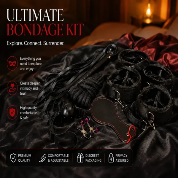 The ultimate bondage kit to explore, connect & surrender