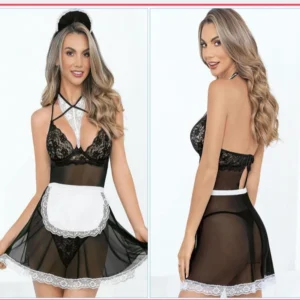 Black Pearl Maid Costume Set by Kooky Nights